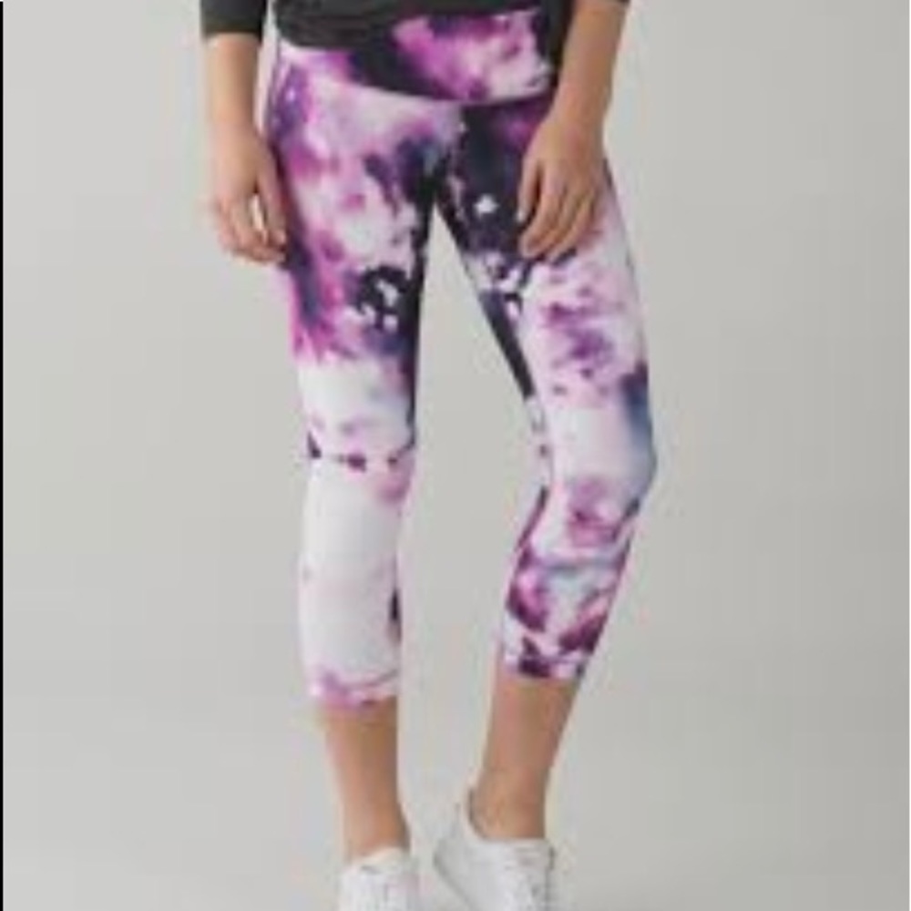 Lululemon Wunder Under Crop lll Blooming Pixie Multi (6)